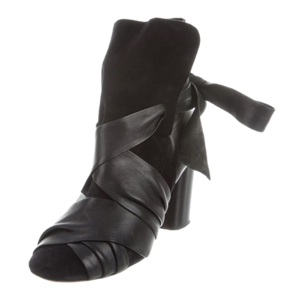 Black Isabel Marant Leather Booties 40 size 9